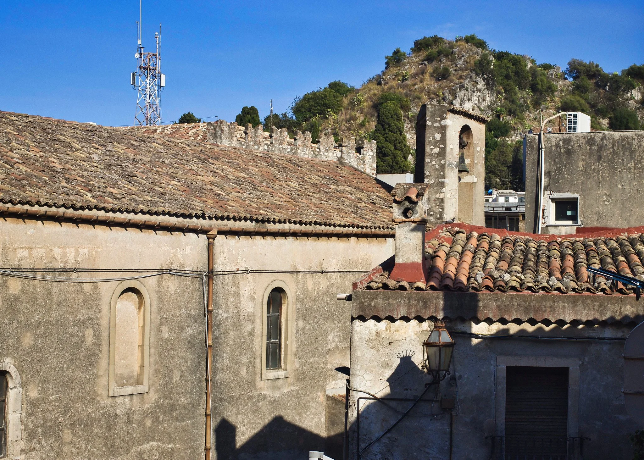 The Church of Santa Caterina d’Alessandria from above the Roman Odeon