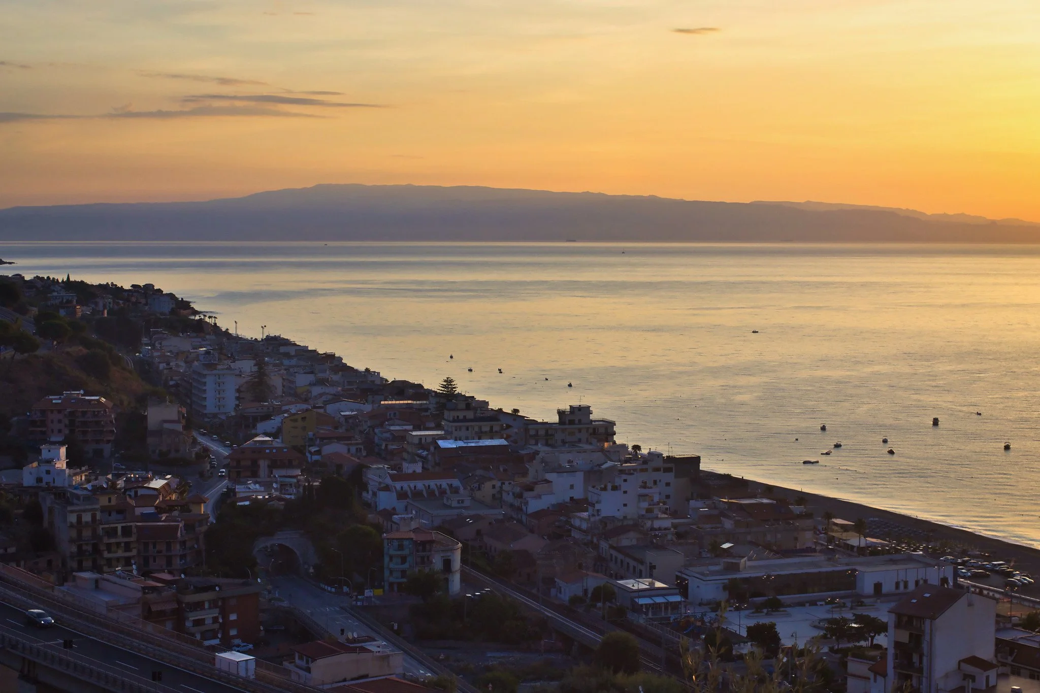 Dawn light, Sicily