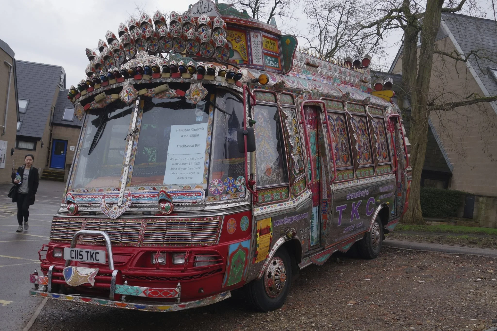 Pakistan Students Association traditional bus