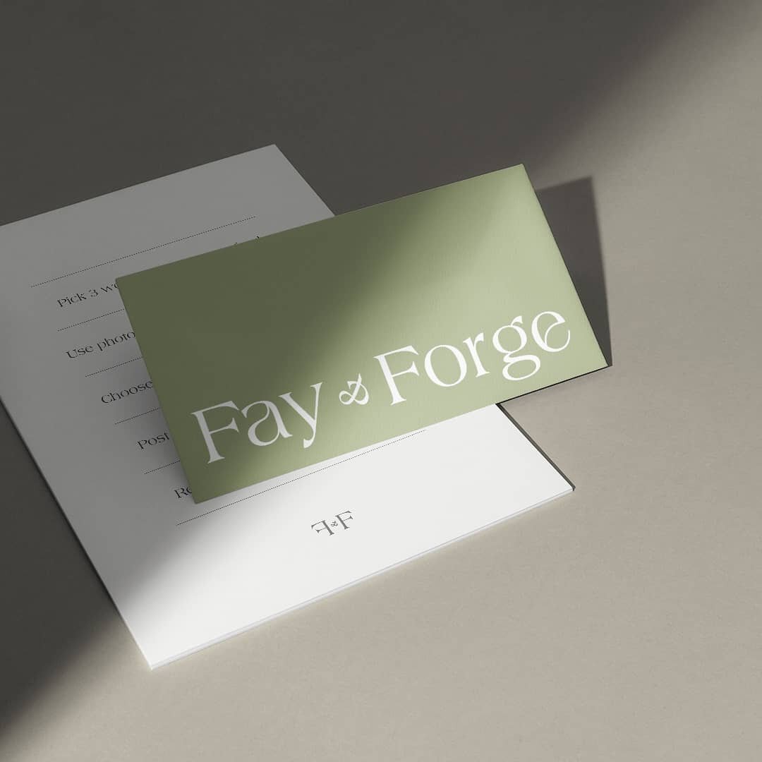 More in the works for Fay &amp; Forge 👀 Excited about this deeply energetic green.