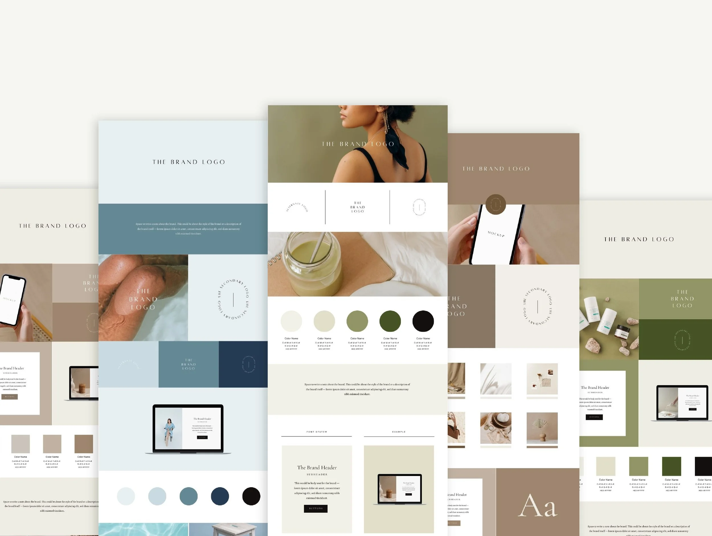 7 Elevated & Modern Canva Brand Board Templates — Togue Studio