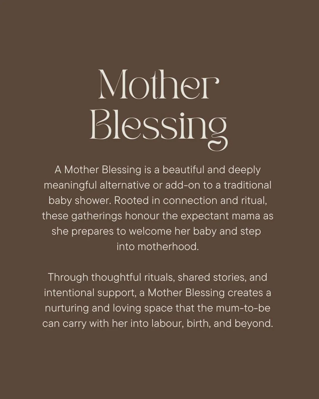 I'm thrilled to now be offering Mother Blessings 🌸 If you're pregnant or know someone who is, that's looking for a unique and grounding way to celebrate the transition into motherhood, this would be perfect!

Sitting in circle with the special women