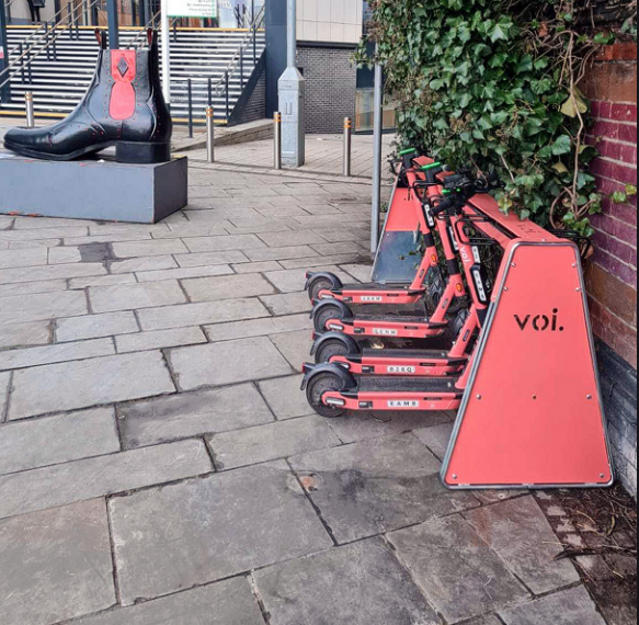 Standab - Parking racks for electrical scooters