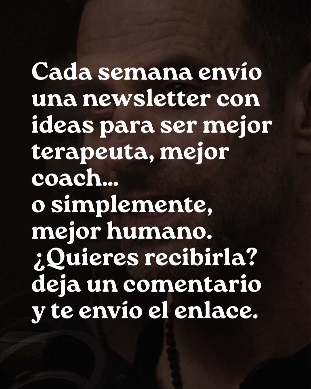 💌 Estoy a punto de empezar una nueva etapa con mi newsletter.

A partir de ahora, un email cada semana.
Uno solo.
Pero no ser&aacute; uno m&aacute;s.

Ser&aacute; una joya.
Peque&ntilde;a, pero potente.
Con preguntas, reflexiones, herramientas&helli