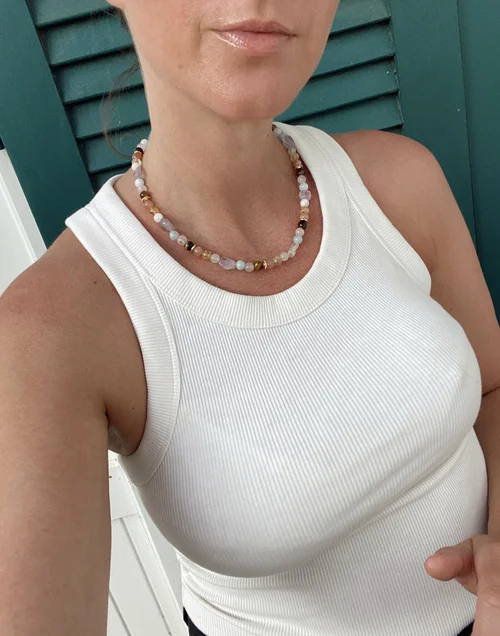 Beautiful Necklace With Lucky Charms