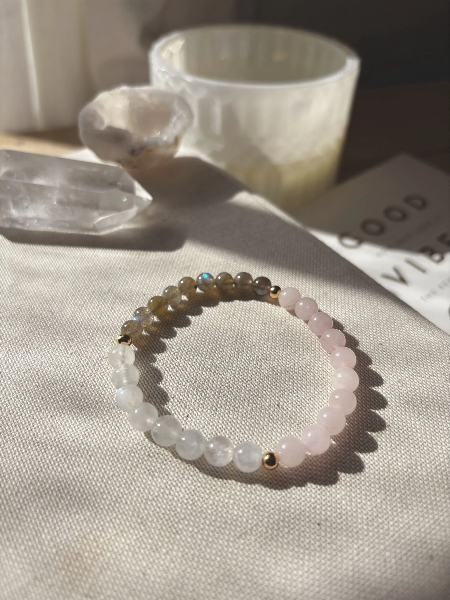 empowering crystals for women, rose quartz, moonstone, labradorite.jpeg