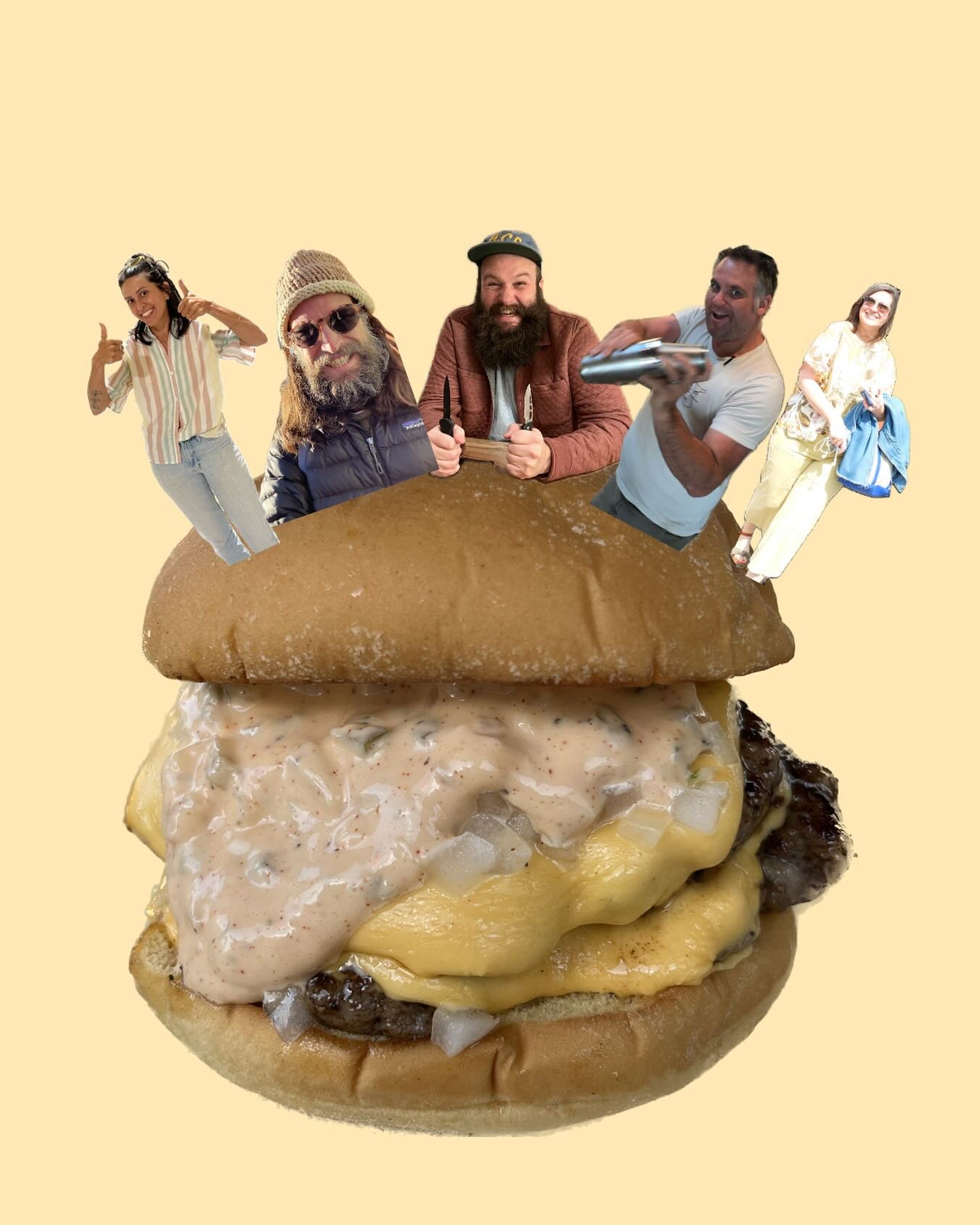 E Z BURGER is back! Sunday, 1/4 from 3PM - 7PM.
.
.
You like &lsquo;em, you love &lsquo;em, you want some more of &lsquo;em. Double patty, double cheese, sure to please.
.
.
See you soon!