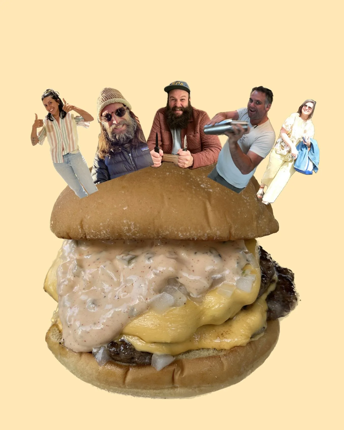 E Z BURGER is back! Sunday, 1/4 from 3PM - 7PM.
.
.
You like &lsquo;em, you love &lsquo;em, you want some more of &lsquo;em. Double patty, double cheese, sure to please.
.
.
See you soon!