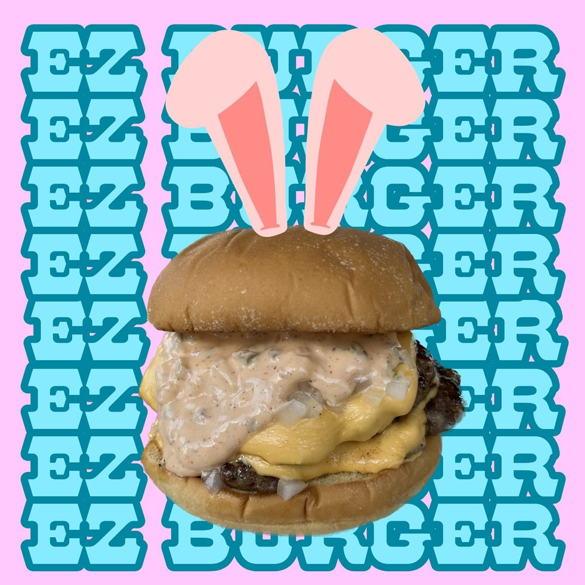 Easter weekend at Nice N Easy! EZ BURGER returns and a FUN cocktail special!
.
.
Saturday, 4/4 - EZ BURGER is BACK! 4PM - 8PM or sold out, whichever comes first. Your favorite burger is back on the griddle, Saturday only. Early bird gets the double p