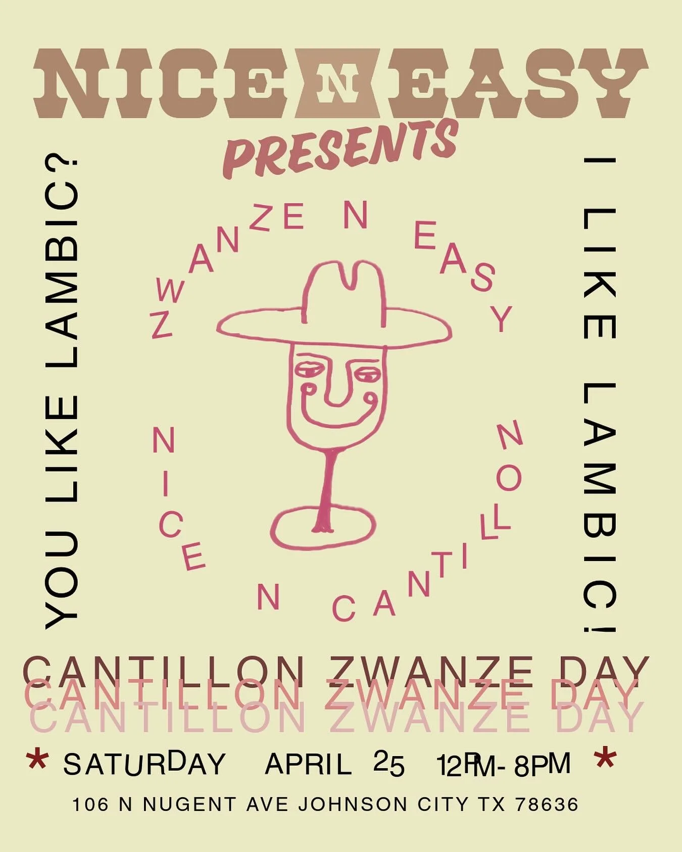 Zwanze Day is nigh! Celebrate @brasseriecantillonofficiel and their marvelous Lambic with us on 4/25. Also, we will have a pre-party on Friday, 4/24 with some special tappings, etc. Maybe make a weekend out of it? That&rsquo;s what I would do.
.
.
A 