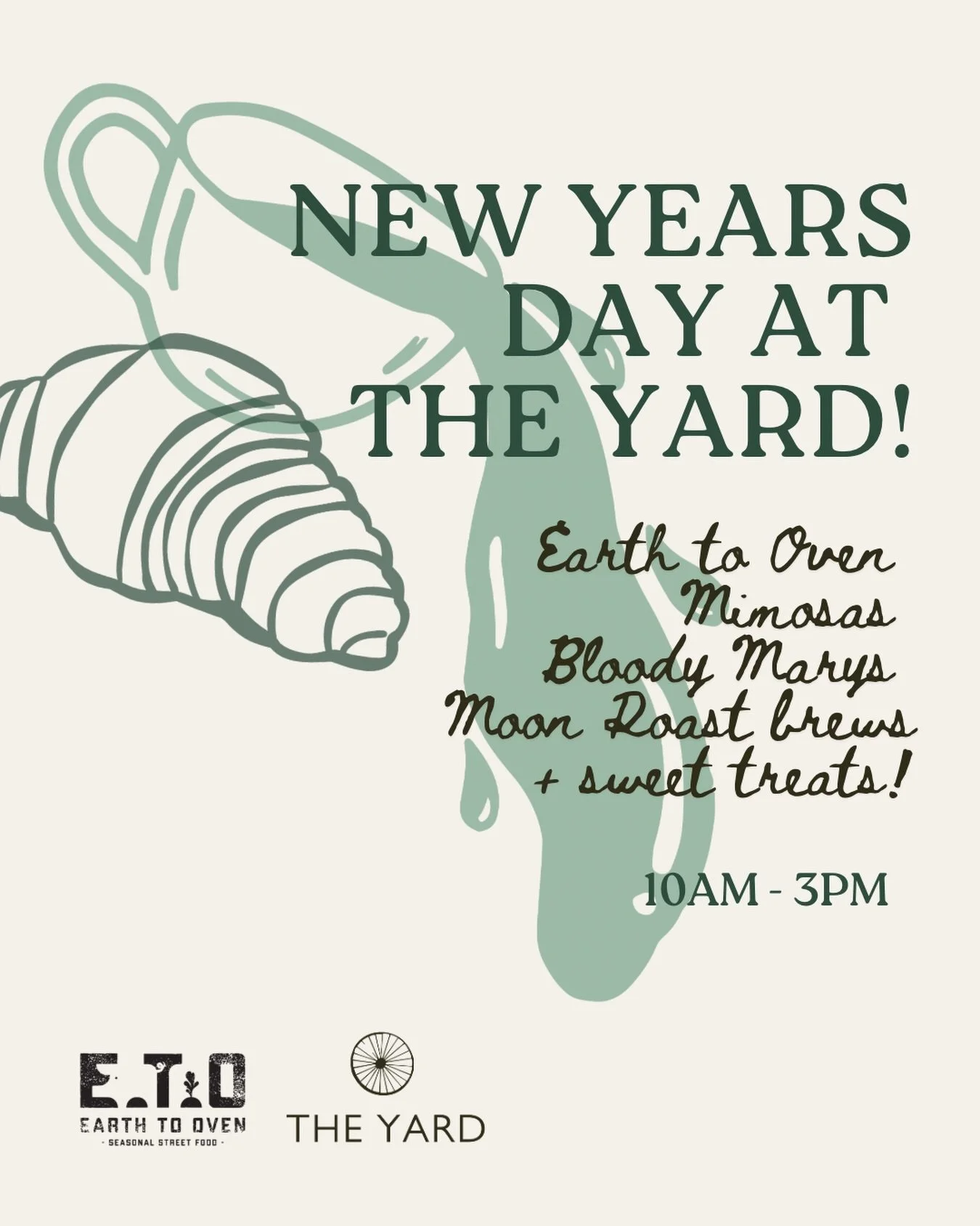 2026 !!! 🌨️💫🍾🤎

Join us on New Year&rsquo;s Day to celebrate the start of the new year with @earth_to_oven - along with cups of coffee, fizz, sweet treats + countryside strolls!

Open from 10am - 3pm - see you there 🤎
