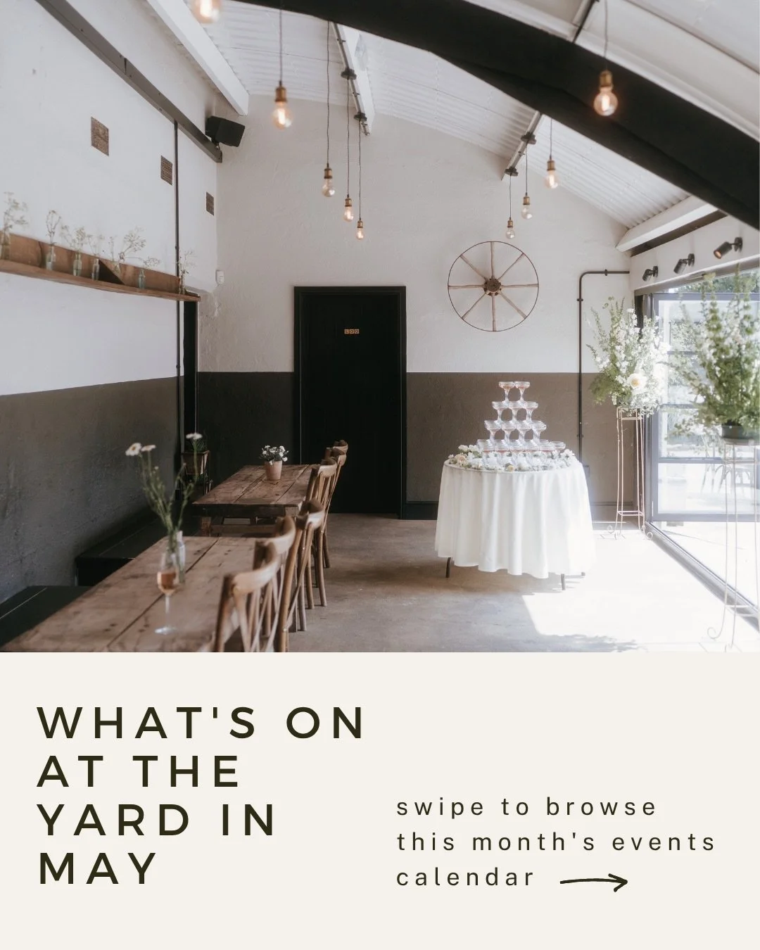 What&rsquo;s on at The Yard in May 🕺