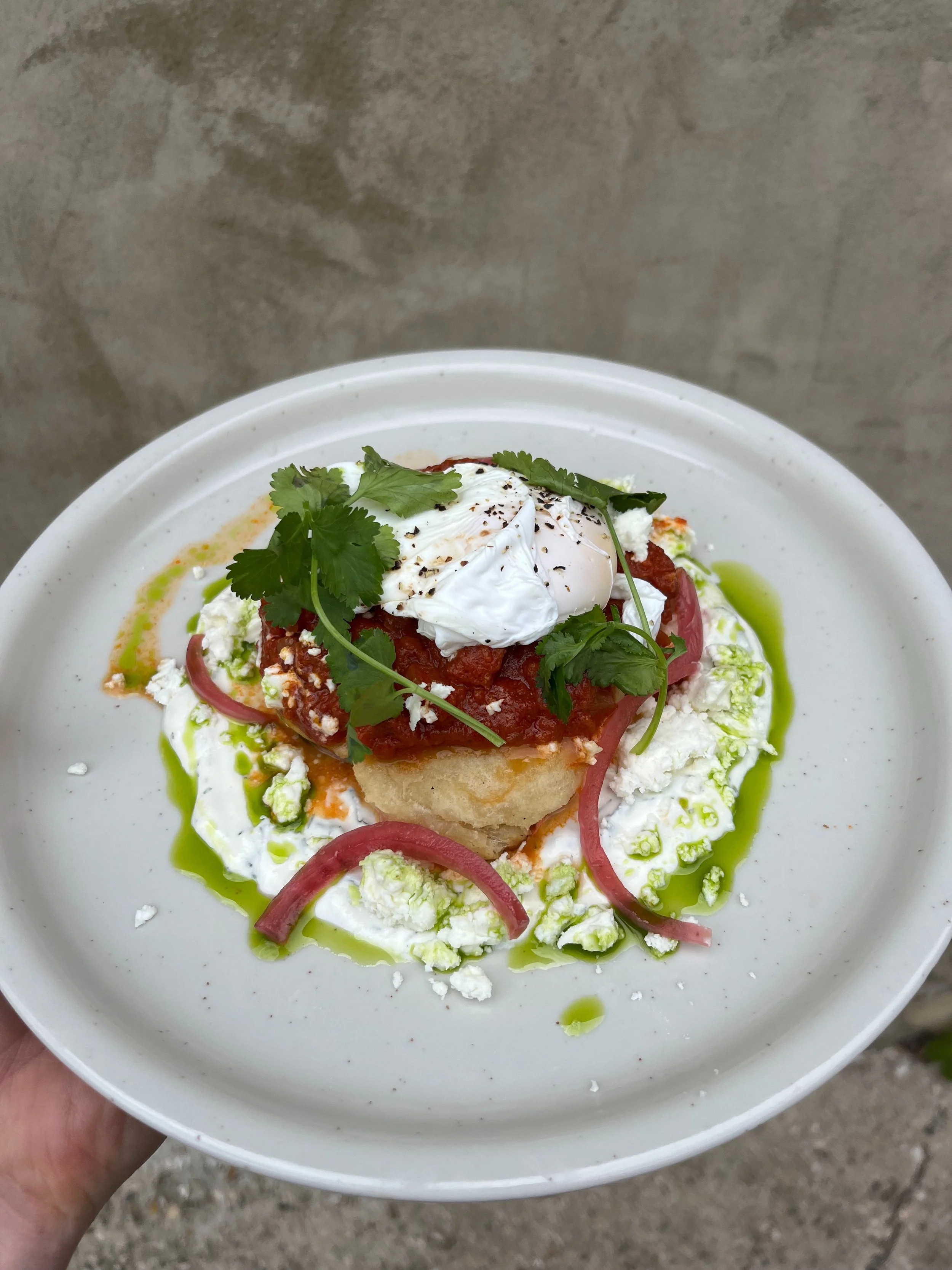 THIS WEEKS SPECIALS 🍳🌱

smoky chorizo shakshuka w. poached eggs + homemade flatbread 🍅

eggs benedict 🍳

homemade ginger shots 🫚

@moonroastcoffee cold brew 🧊

&hellip; stop by this weekend 9am - 4pm to try! (Kitchen closes at 3pm) 🤎