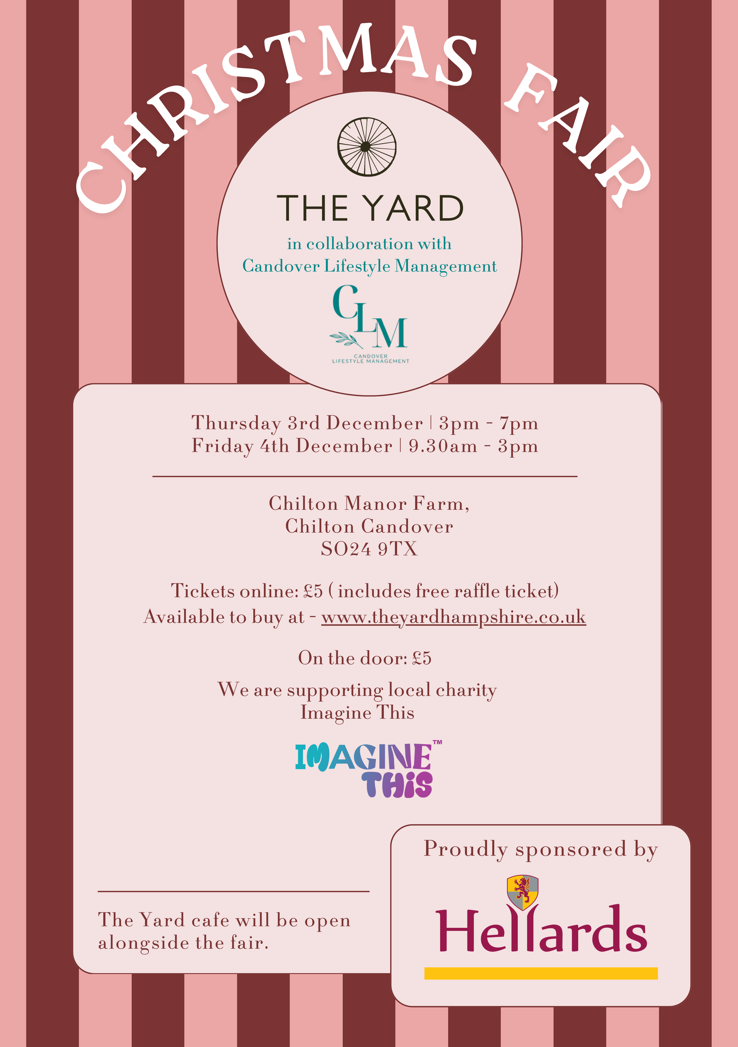 Christmas Fair Thursday 3rd December | 3:00pm - 7:00pm & Friday 4th December | 9:30am - 3:00pm