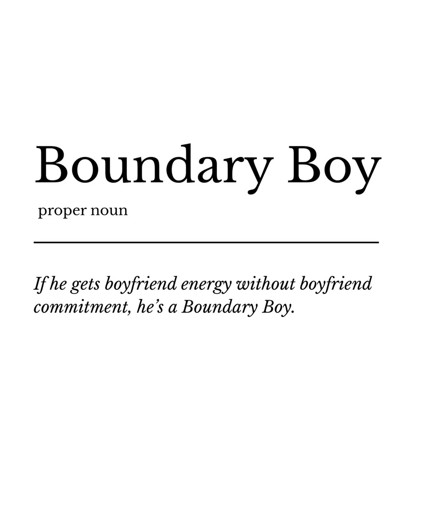 Hands up who has/ has had a Boundary Boy boy in their life? 

9/1/25

#Boundaryboy #newmusic #relationships #boyfriend #girlfriend