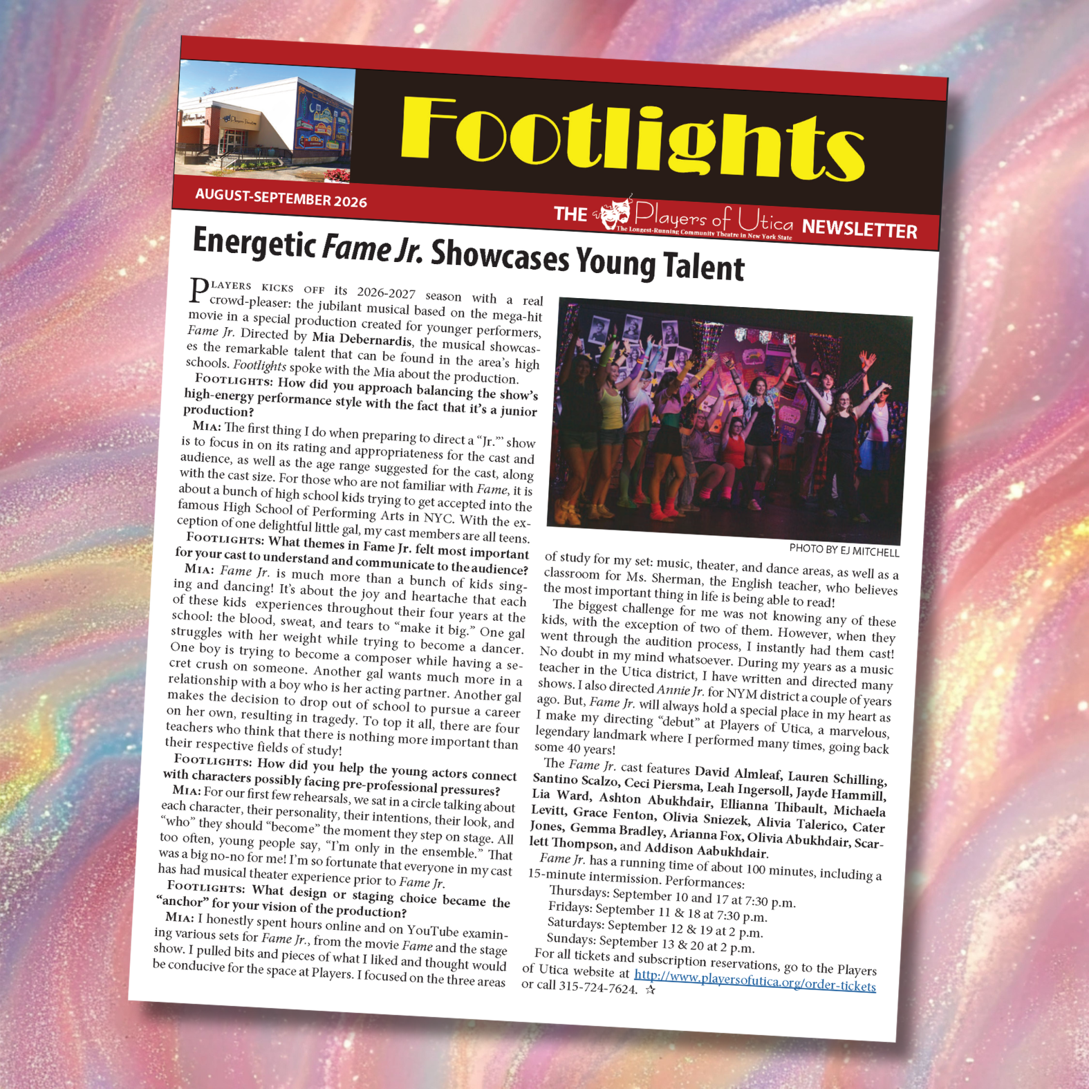 Aug-Sep Footlights
