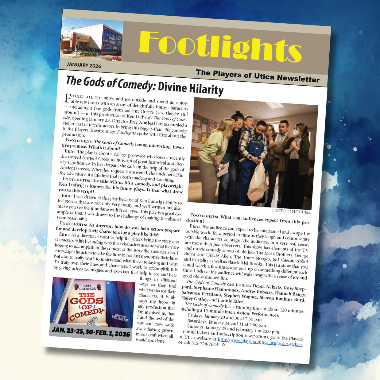 Footlights Newsletter - Januaary 2026