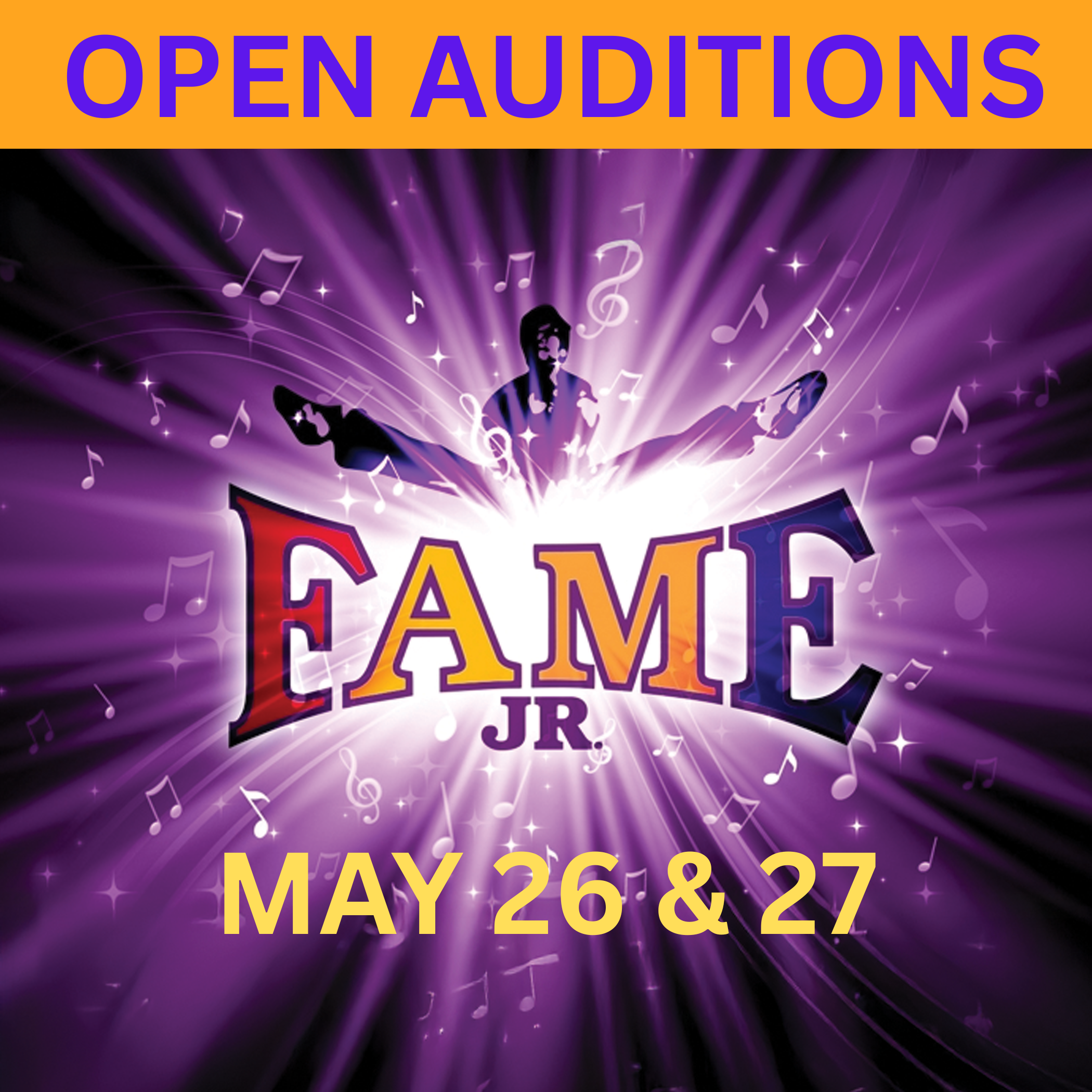 Fame Jr Open Auditions