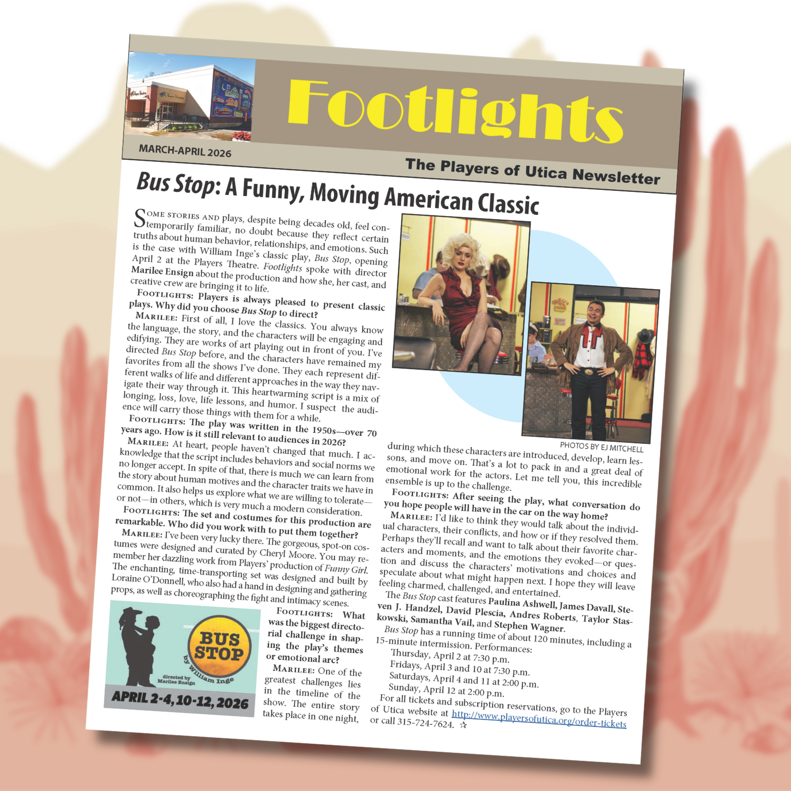 Footlights Newsletter