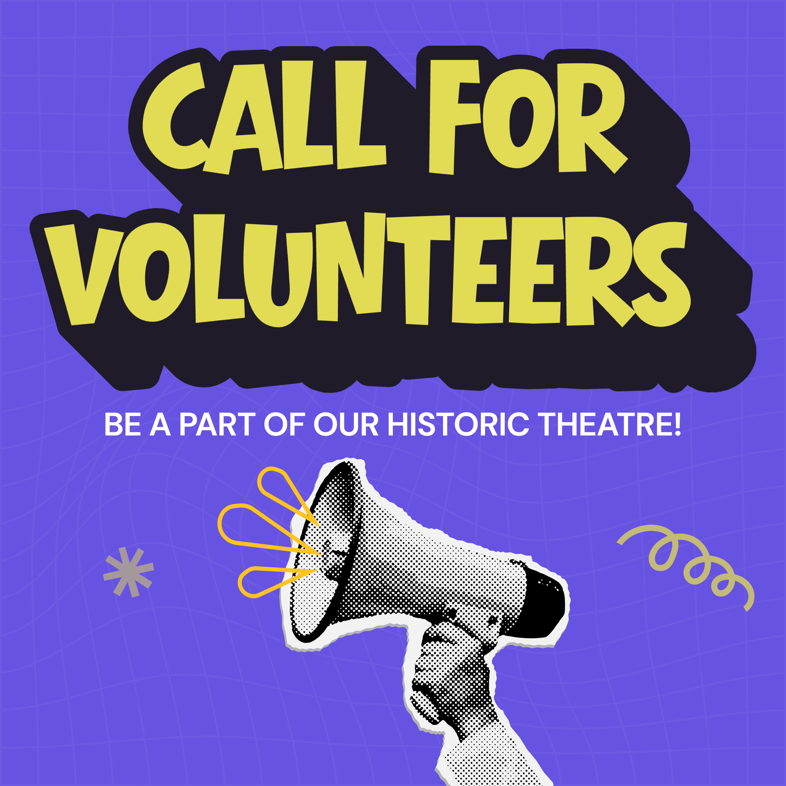 Call for volunteers