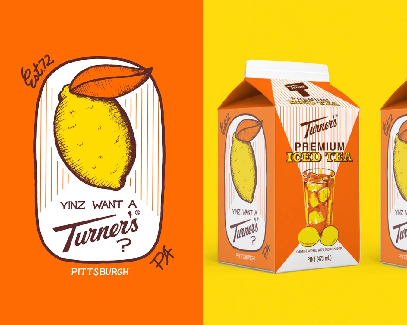 Turner's Tea cARTon Design Submission