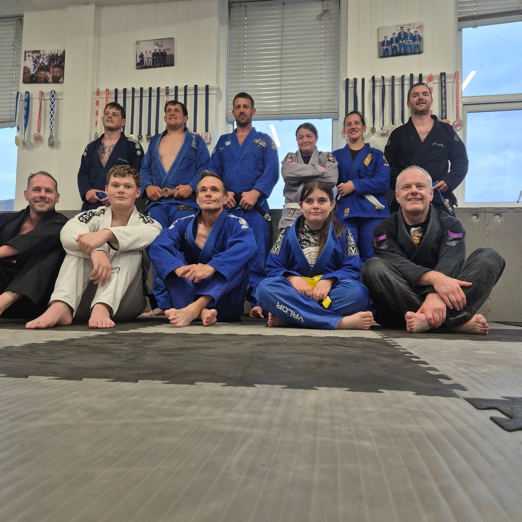 BJJ end of class training photo — 03 August 2026 at The Dungeon BJJ Consett