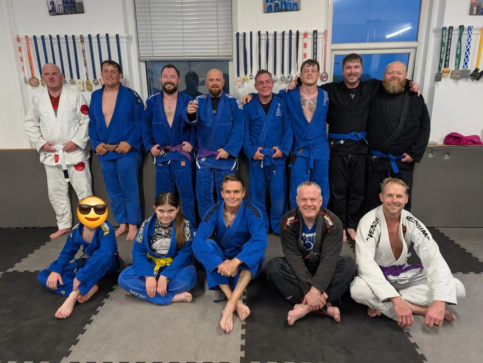 BJJ end of class training photo — 17 Aug 2026 at The Dungeon BJJ Consett