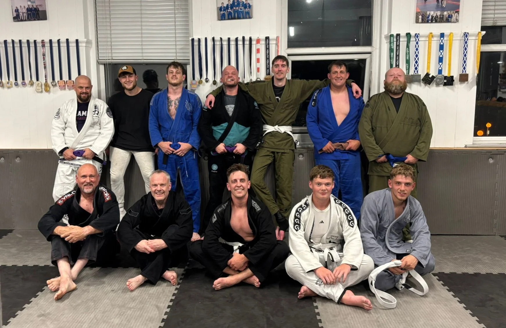 BJJ end of class training photo — 01 Sept 2026 at The Dungeon BJJ Consett