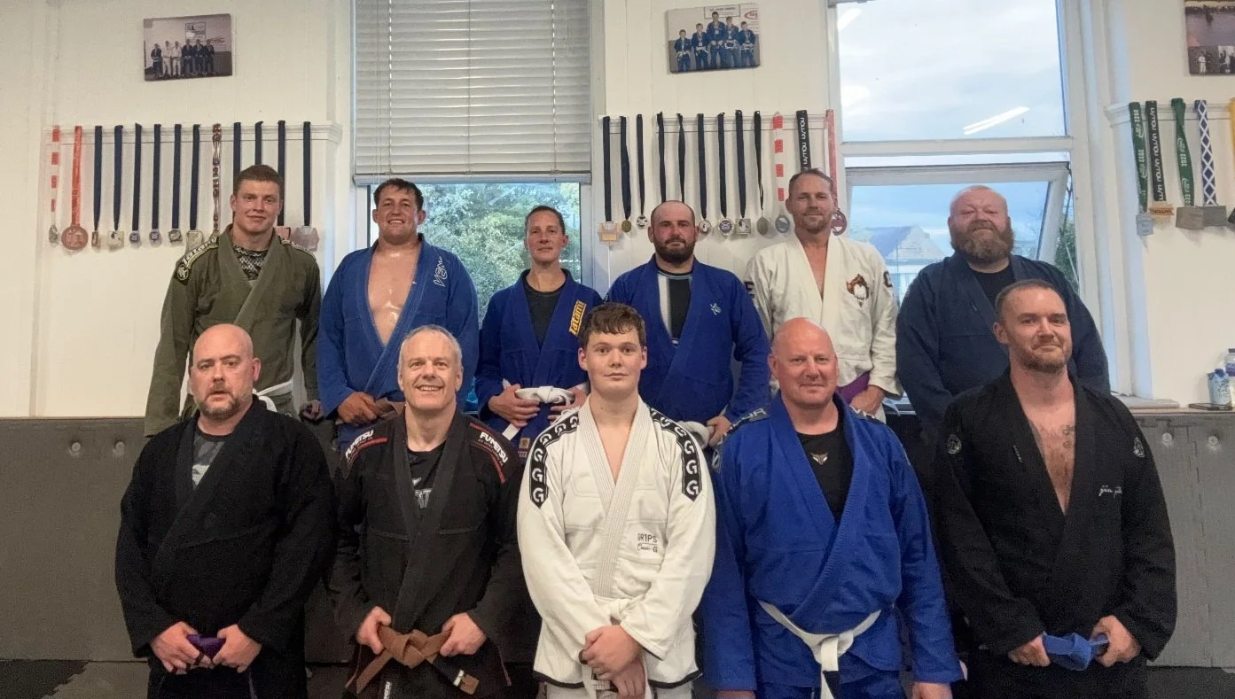 BJJ end of class training photo — 06 August 2026 at The Dungeon BJJ Consett