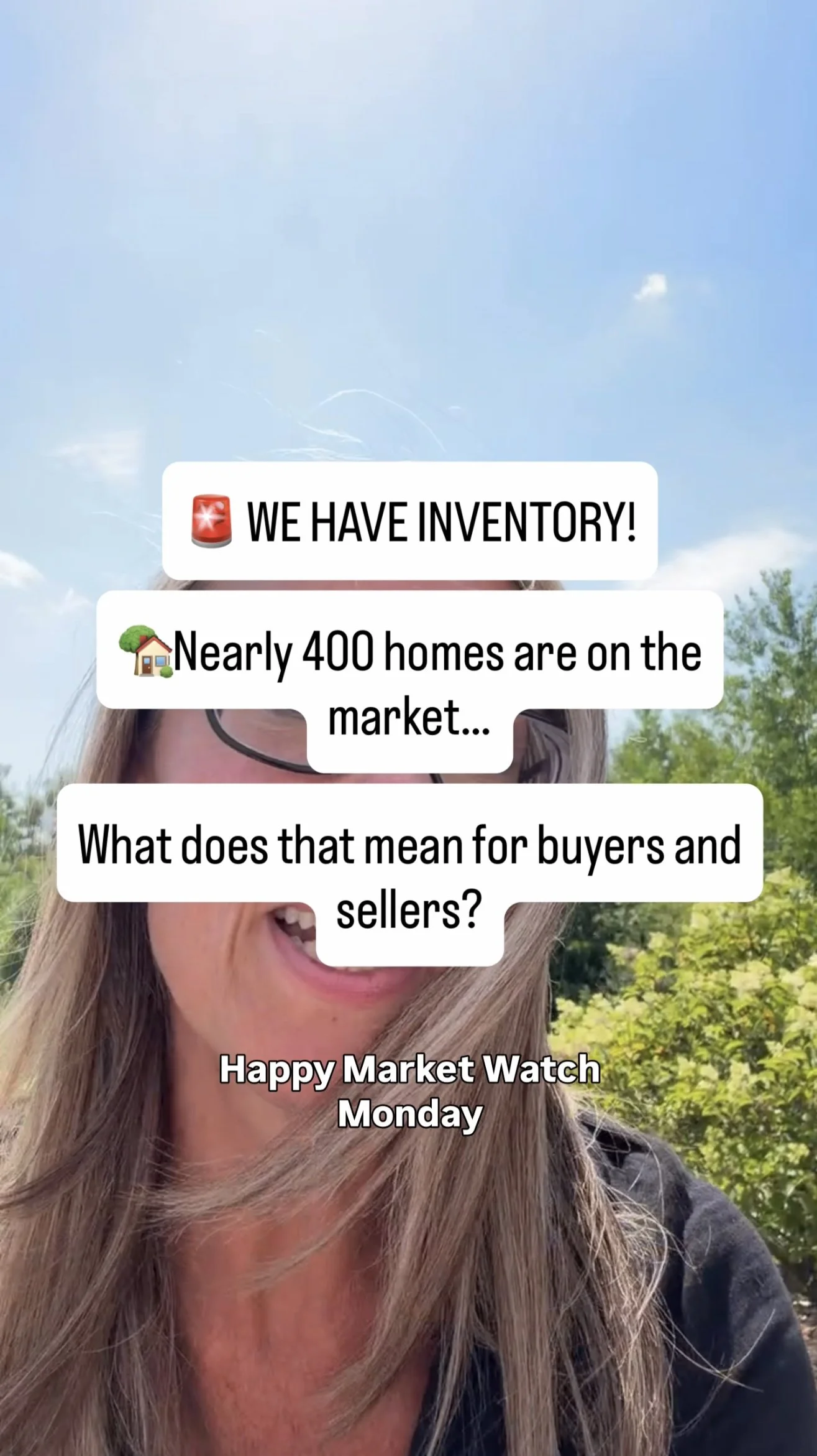 We're approaching 400 homes on the market in Onondaga County—a number we haven't seen in quite some time!