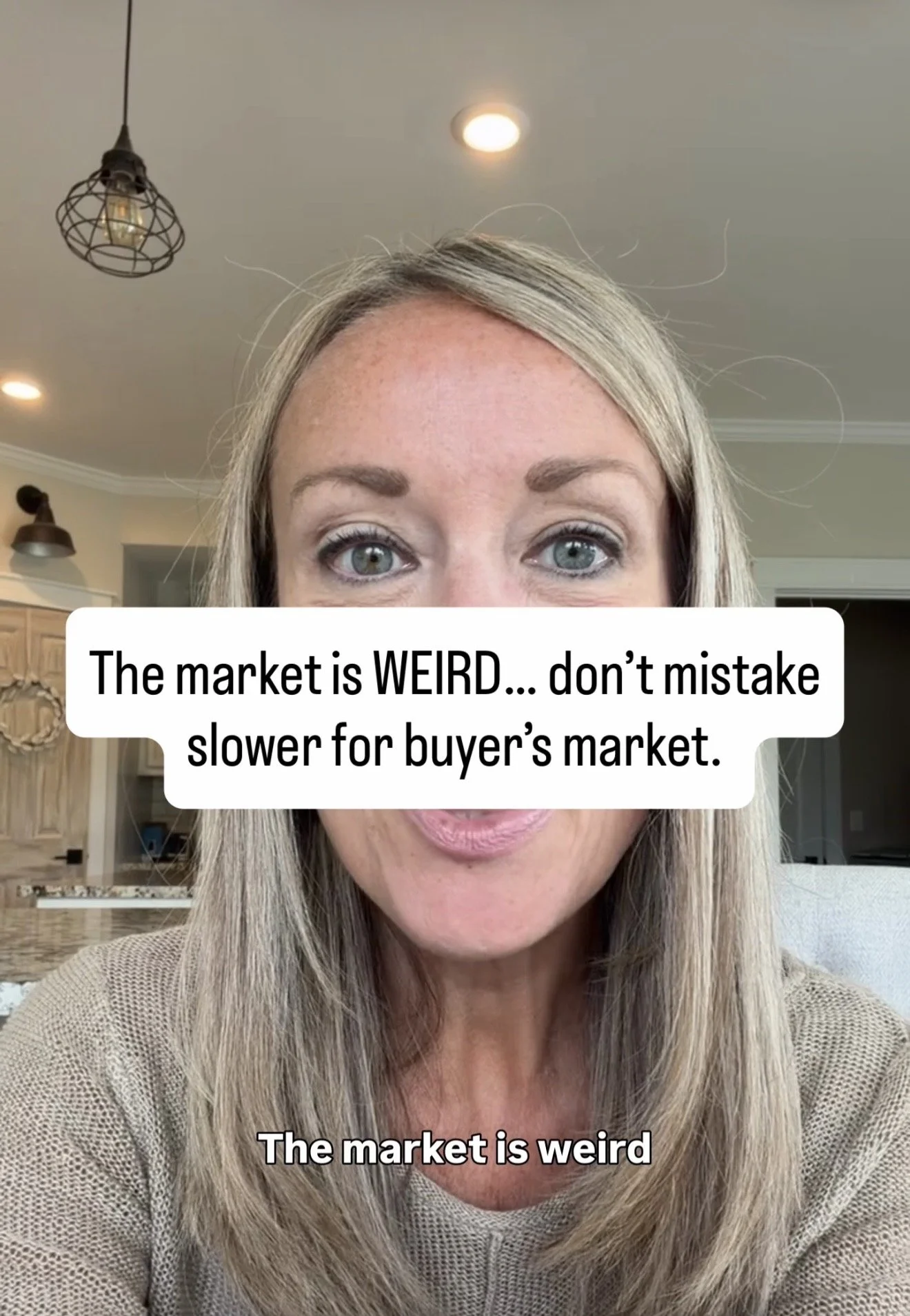 This market is WEIRD… don’t mistake slower for a buyer’s market.
