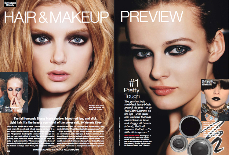 Backstage Beauty in NY, Milan and Paris, photographer Franz Walderdorf