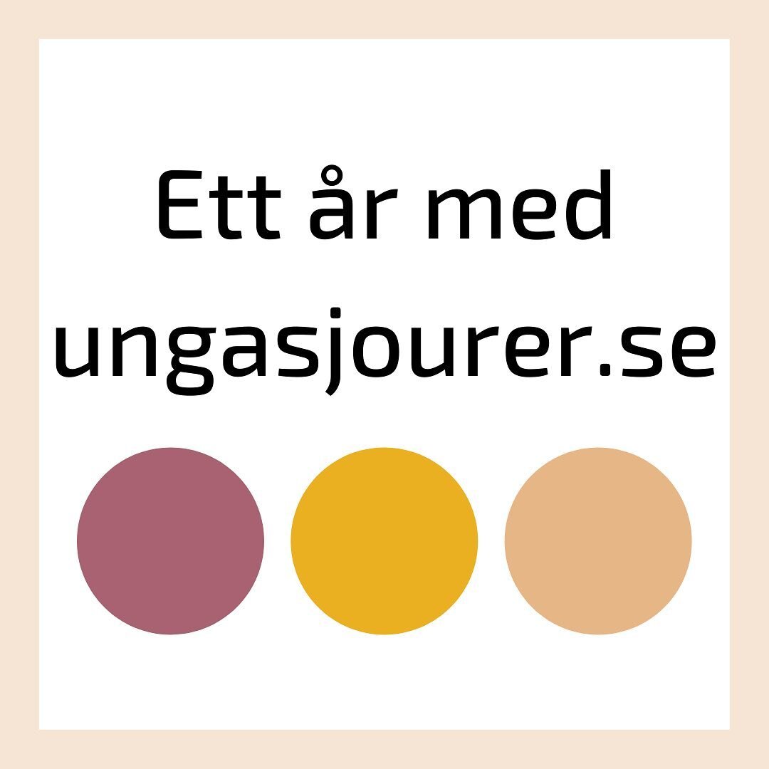 Ett &aring;r med ungasjourer.se!⁠
⁠
Det har g&aring;tt ett drygt &aring;r sedan ungasjourer.se startades upp, och tog &ouml;ver uppgiften som samlande sajt f&ouml;r alla jourer f&ouml;r unga i Sverige. P&aring; sidan kan du hitta en jour att chatta m