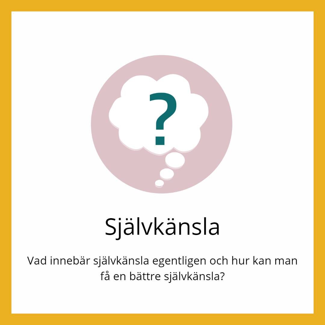 Ibland pratar man om att det &auml;r viktigt att ha en bra sj&auml;lvk&auml;nsla f&ouml;r att m&aring; bra. Det &auml;r l&auml;tt att bland ihop sj&auml;lvk&auml;nsla med sj&auml;lvf&ouml;rtroende. S&aring; vad betyder de olika begreppen egentligen?
