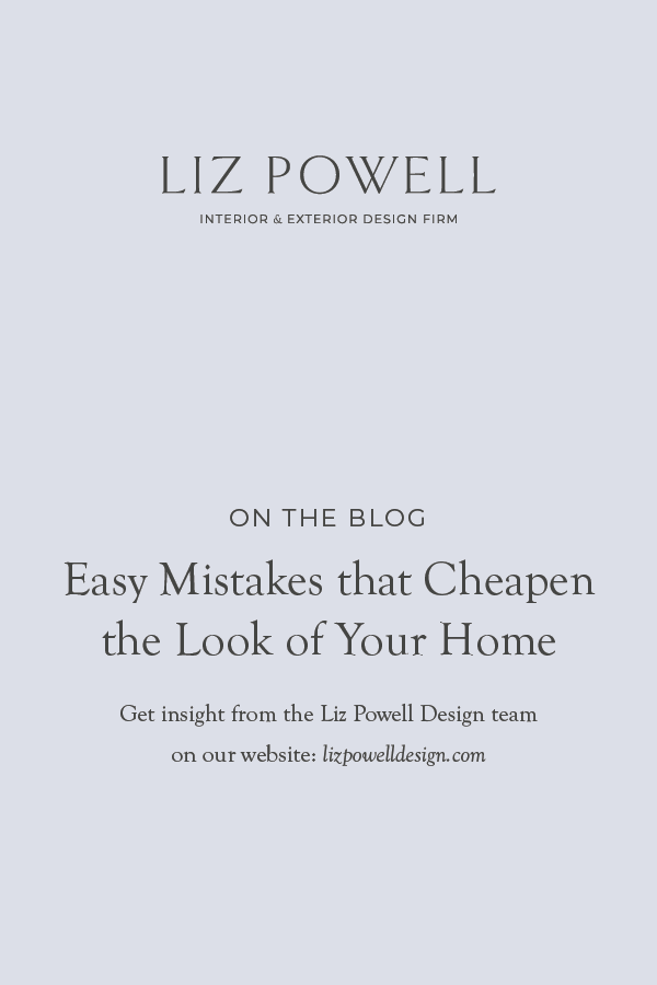  Liz Powell Design makes sure to not use current trends when designing your new build so that your home will be classic for years to come. Everything will be tailored to fit your family.  #LizPowellDesign #MistakesToAvoid #NewBuild #FullServiceDesign