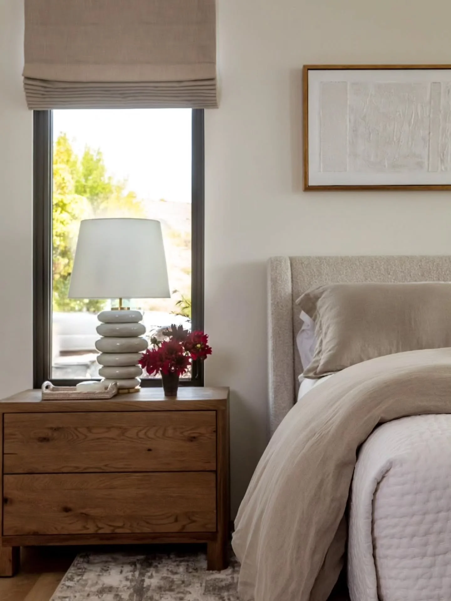 5 things every primary bedroom needs...

1. Bedding that you love, and I don't just mean how it looks. What texture and weight do you like? Comfort level should match the way you sleep.

2. Layers of lighting. You need options to have it nice a brigh