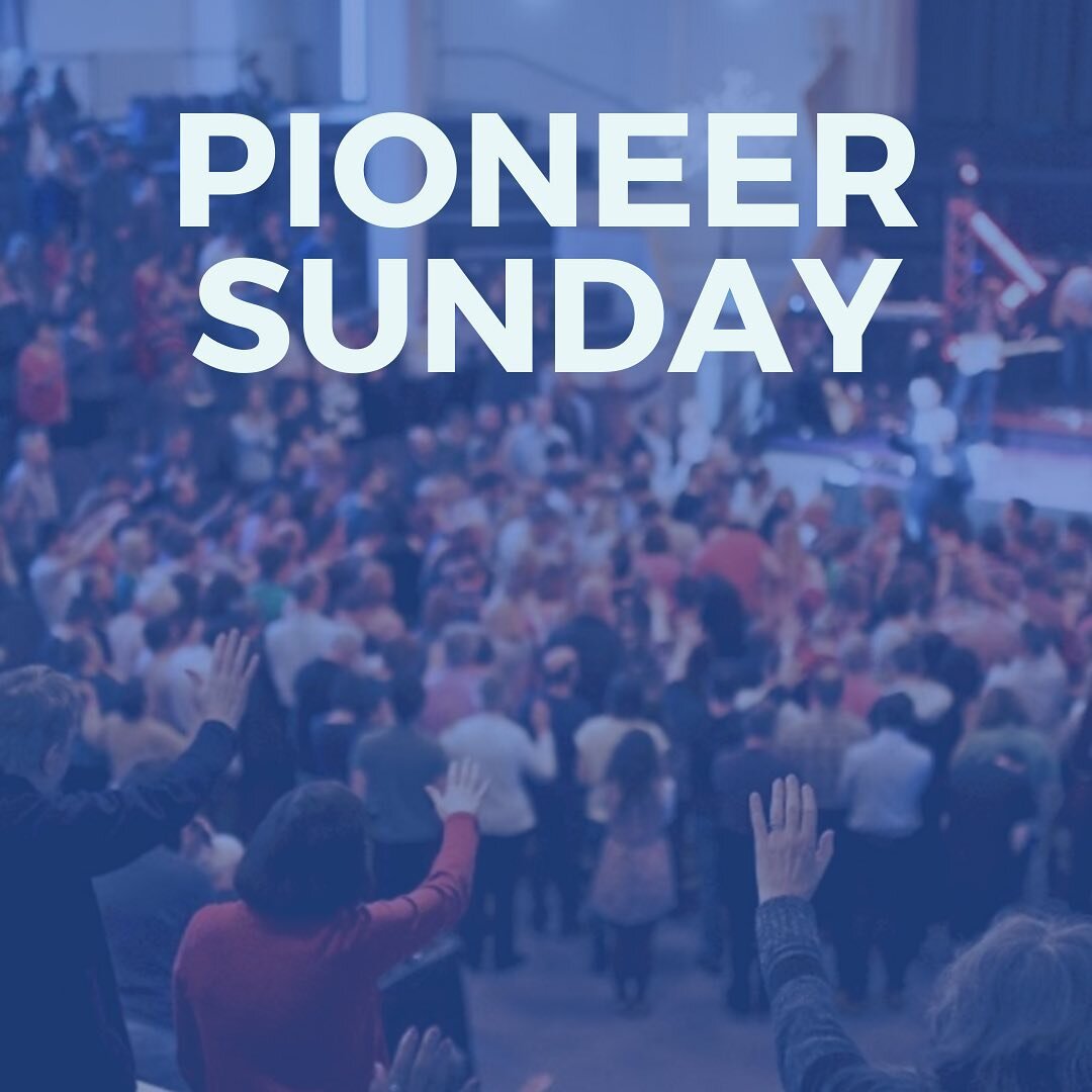 We are so excited to be joining with our wider family @pioneer_network for Pioneer Sunday. We are still meeting at the same venue (Christ the saviour primary school) at 10.30am but with one difference, we will be joining together with all the pioneer