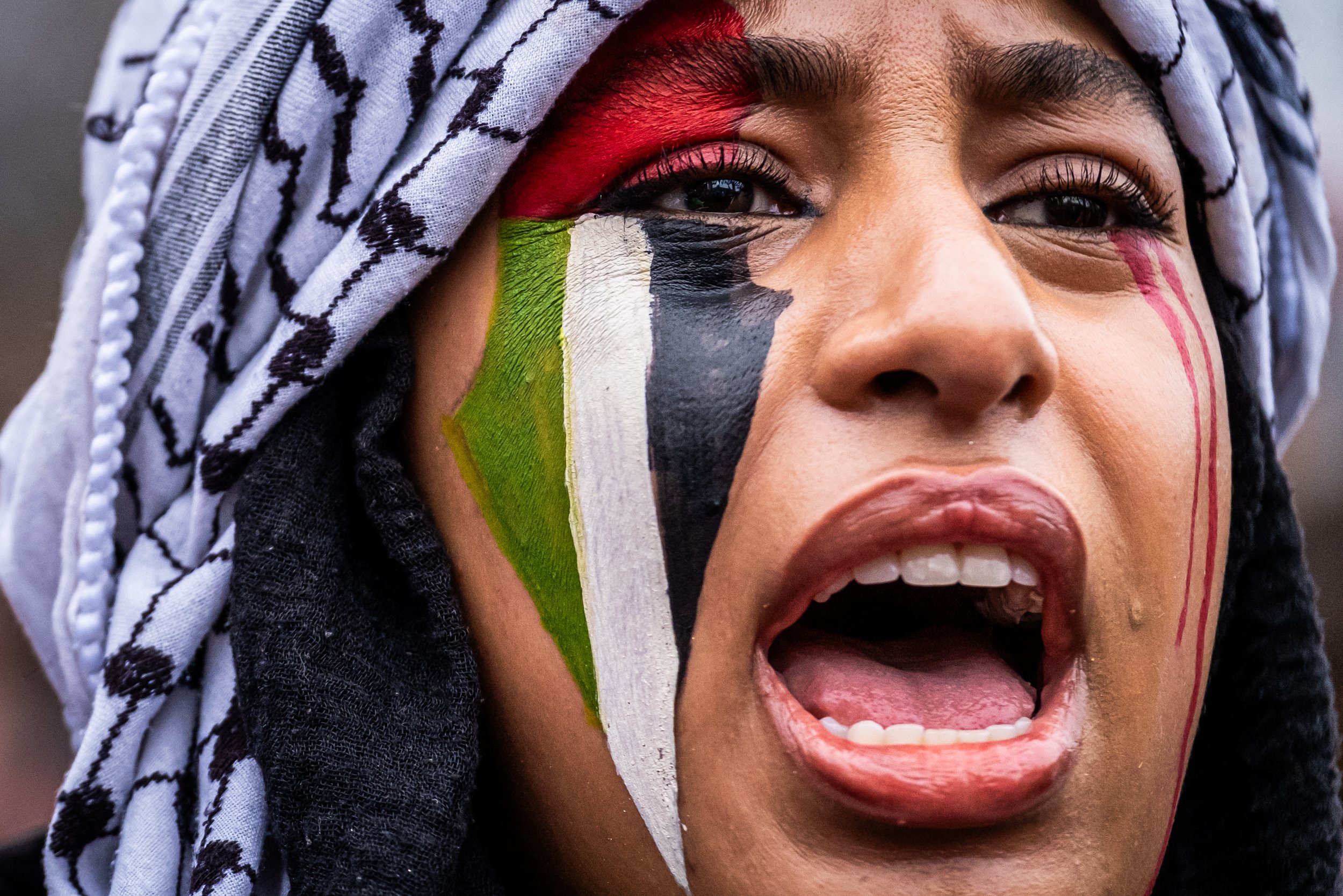 Honderden mensen bij Pro-Palestina demonstratie (December 2023)