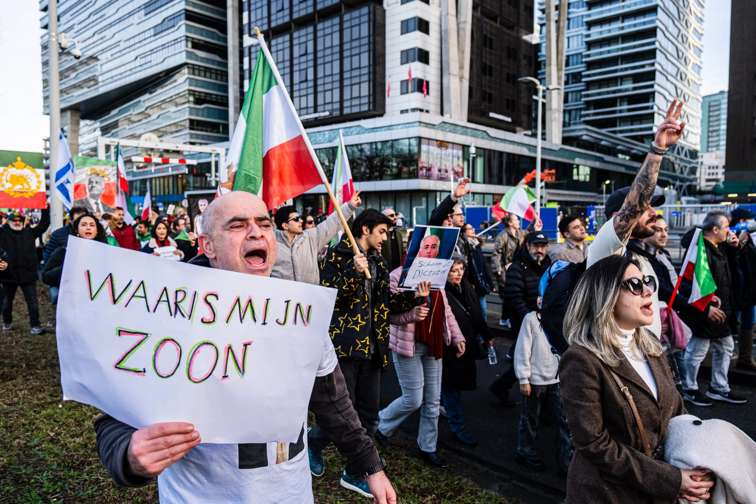 Een demonstratie tegen het regime in Iran  (januari 2026).
