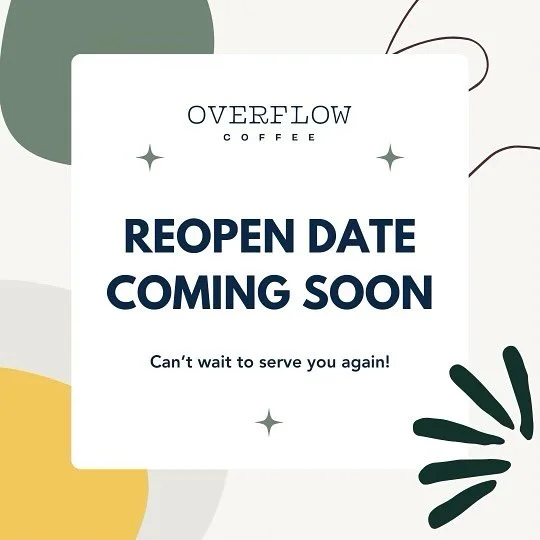 We are working hard to re-open as soon as possible and are looking forward to welcoming you back to the space! Stay tuned for more updates ✨🤞
