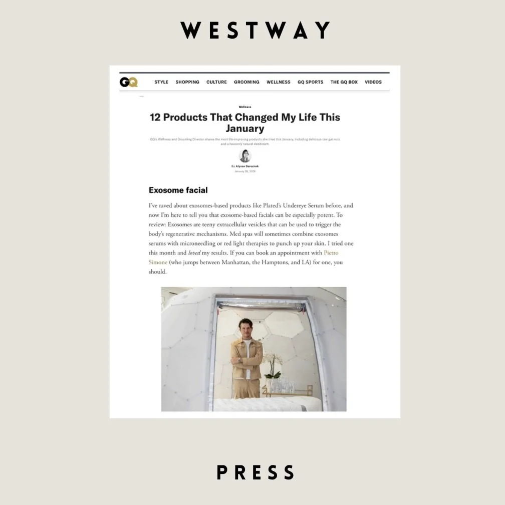 ✨Must try: Exosome Facial with @pietrosimoneofficial featured in @gq | Thank you @alyssabereznak
