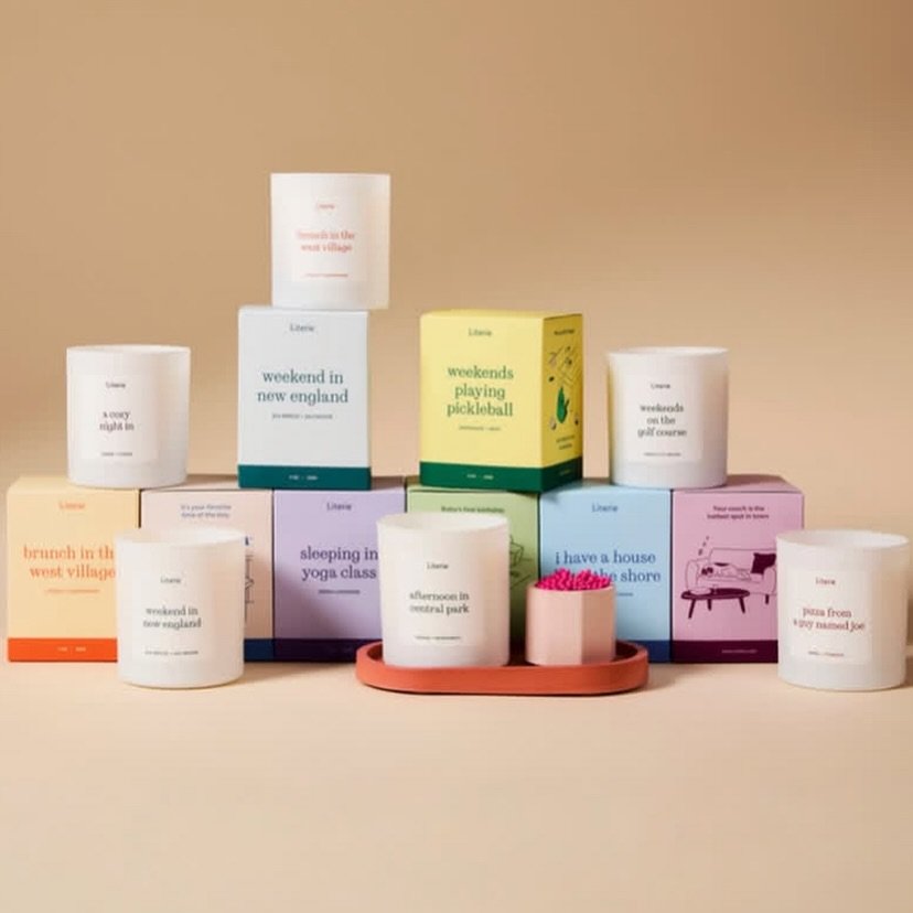 Same great candle, a fresh new look. Congratulations @literiecandle on the re-brand of your packaging! 🕯️