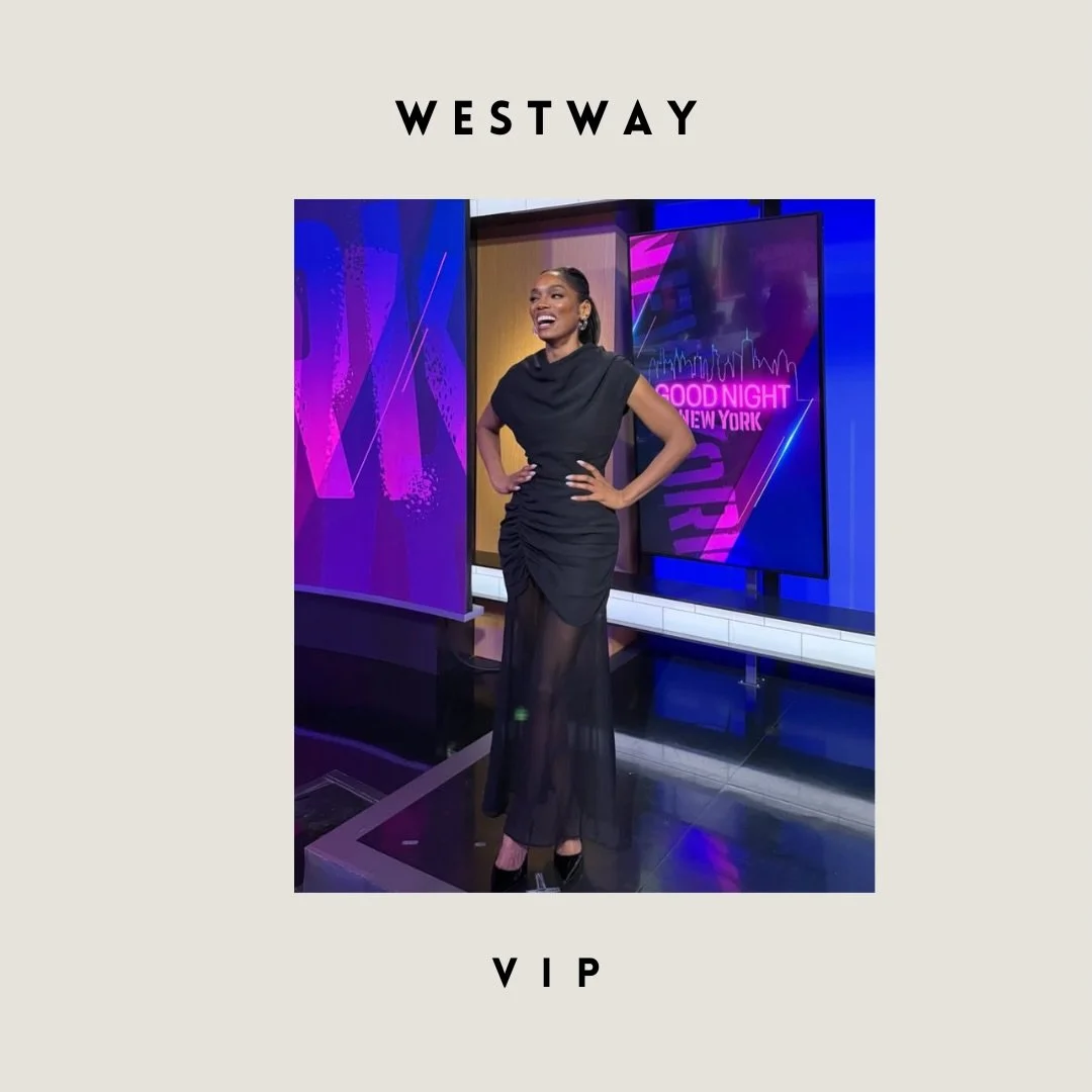 ✨ @francesturner wore @katehundley on &ldquo;Good Night New York&rdquo; to talk about @falloutonprime | styled by @thestylistguy