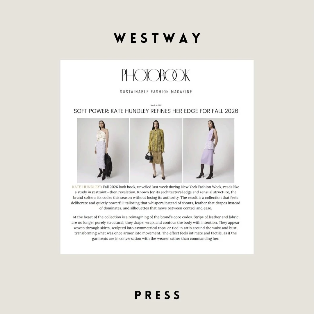 Thank you @photobookmagazine for covering @katehundley &lsquo;s FW 2026 collection.