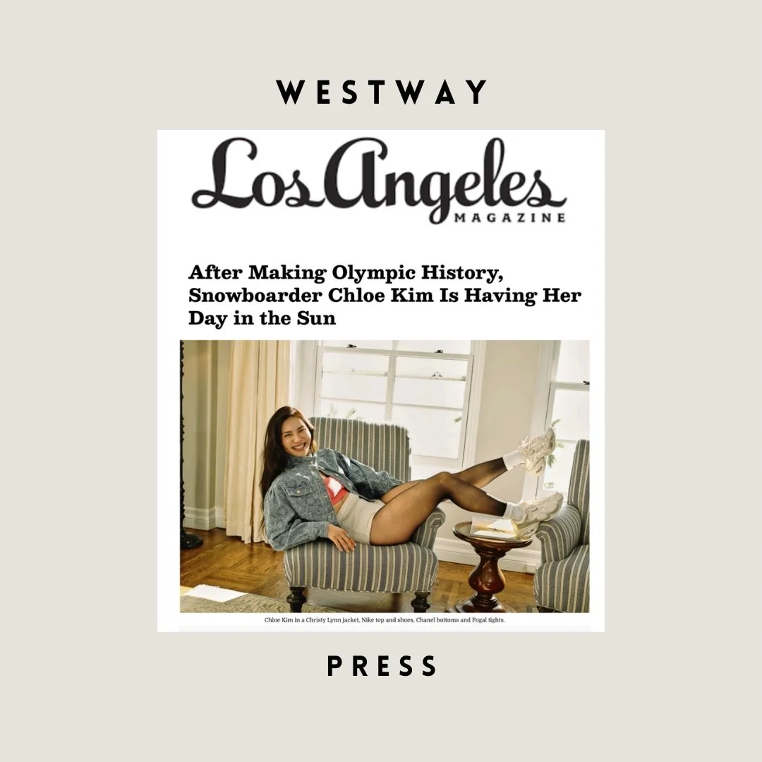 💙 Olympic gold Medalist Chloe Kim wears @christylynncollection in the latest issue of @lamag