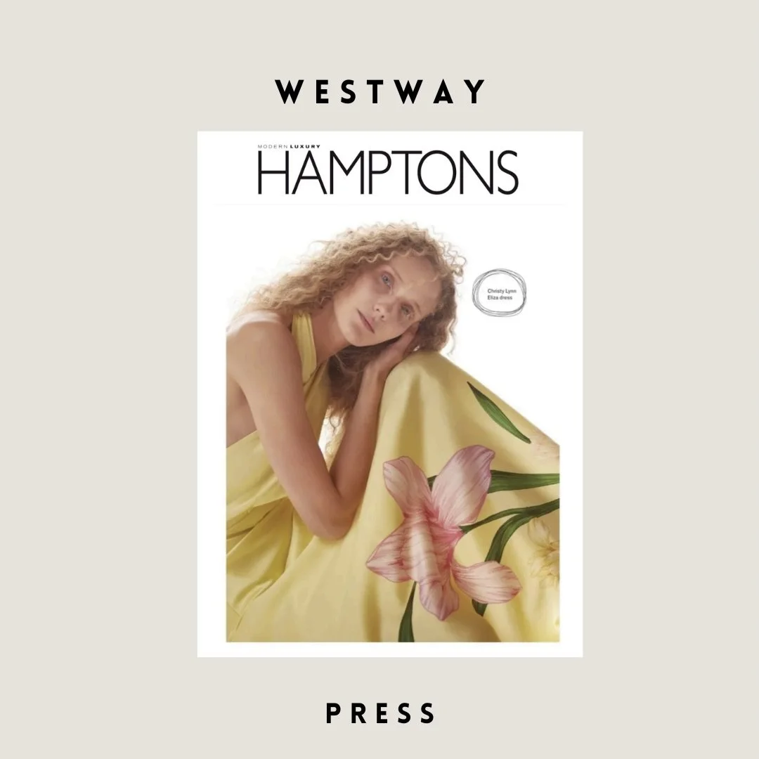 Thank you @hamptonsmag for featuring @christylynncollection in the most recent issue. 💛 @xgabriela