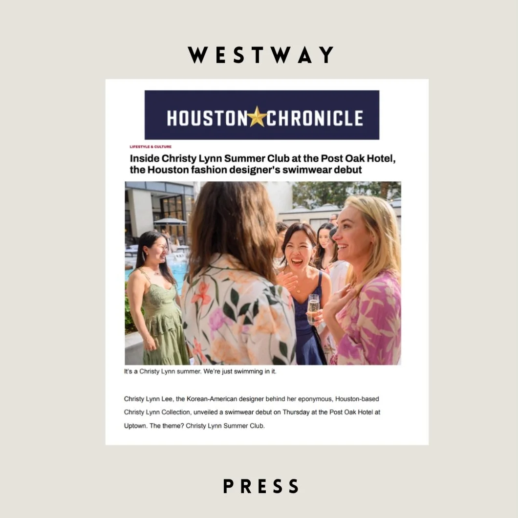 🏖️ Read all about @christylynncollection &lsquo;s first swim capsule collection on @houstonchron✏️ @amberjelliott