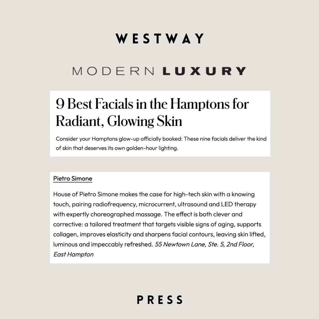 @pietrosimoneofficial @hamptonsmag is always one of the best facials! 🧖🏼