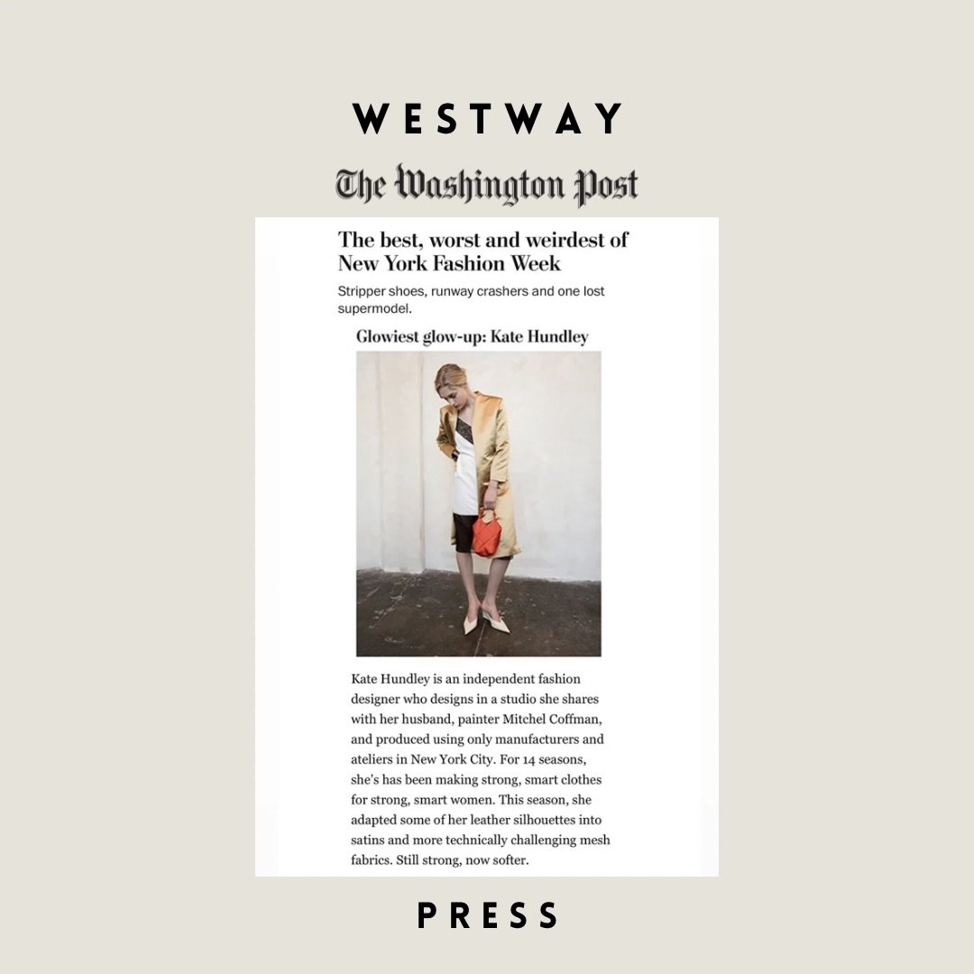 @katehundley Spring 2027 collection featured in @washingtonpost @poststyle by @shaneisland 💛✨