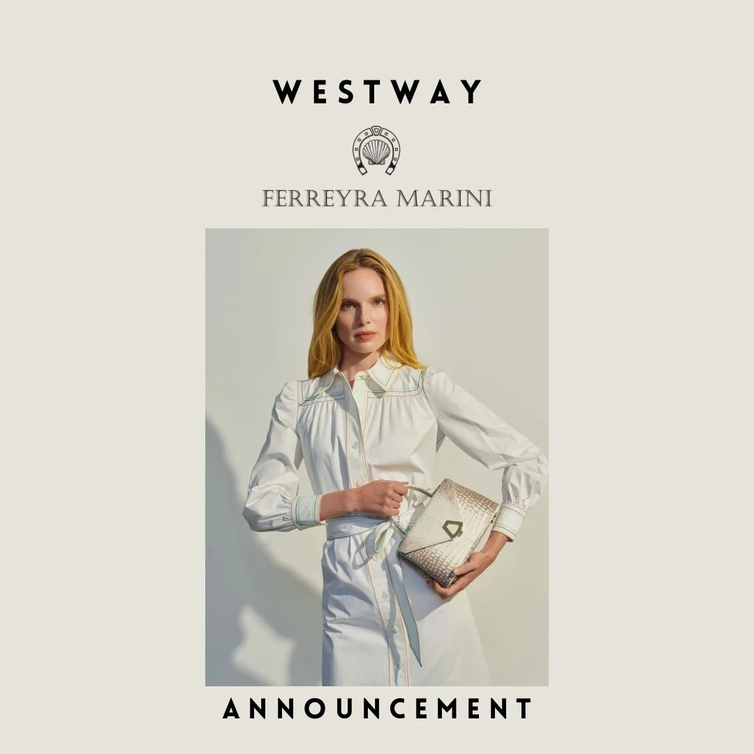 Introducing Westways newest client, @ferreyramarini, an exciting new brand by designer @miguel.fdb. Made in small batches, with leather and exotic skins from Europe&rsquo;s finest tanneries Ferreyra Marini redefines luxury with artisanal details and 